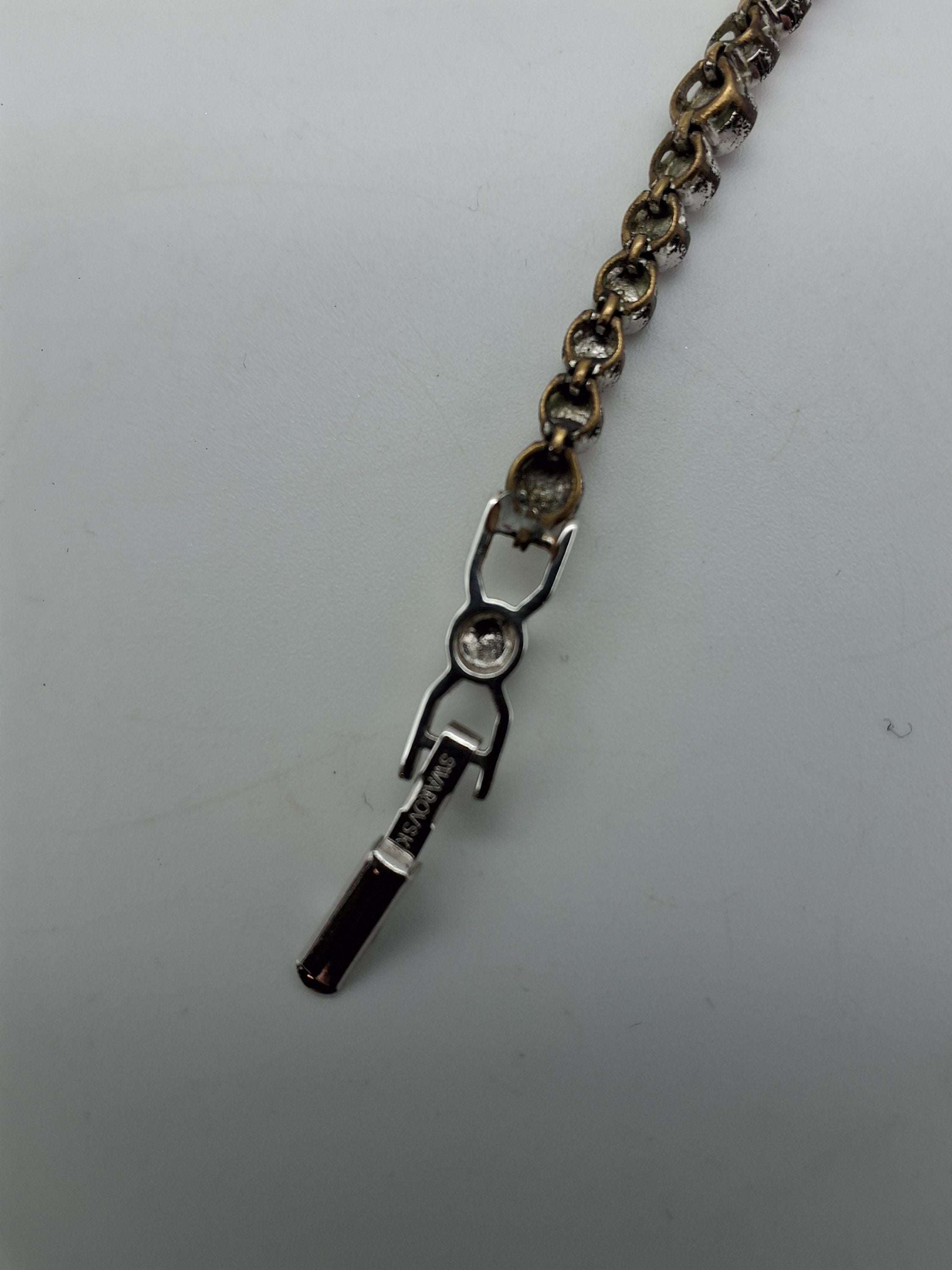 Swarowski lyserød armbånd
